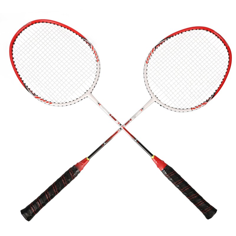 2PCS Professional Badminton Racket with Comfortable Handle Practice Badminton Racket
