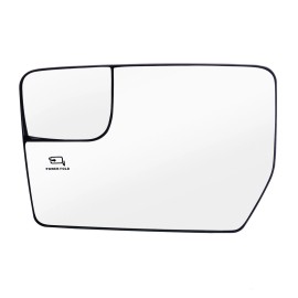 OEMASSIVE For Ford F-150 F150 2011-2014 Pickup Driver Left Side Mirror Glass Heated Convex