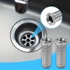 35mm M12 Stainless Steel Hollow Screw for Kitchen Sink Strainer