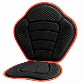 Padded Kayak Seat Cushion with Back Support and Adjustable Straps for Boating Canoeing Kayaking Fishing