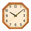 INTERZERO CHAMBRE OCTAGON CLOCK Wall Clock CH-054BR Brown W11.1 x