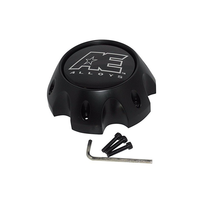 American Eagle Alloy 3312 3312-08 Flat Matte Black Wheel 6