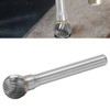Single Cut Burr Ball Shape Carbide Rotary File Professional for