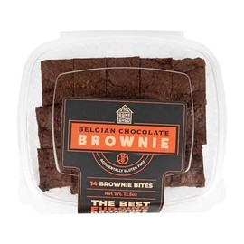 The Bake Shed Belgian Chocolate Brownie Bites Gluten, 12.5 oz, 10 Pack