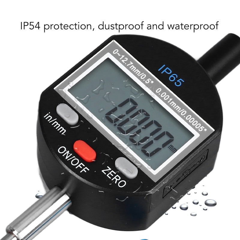 Digital Indicator Electronic Dial Gauge High Accuracy Measuring Tool IP65