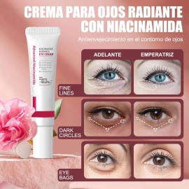 Crema MOPOYAT Contorno de Ojos Niacinamida 20g Pack 2 para Reducir Ojeras