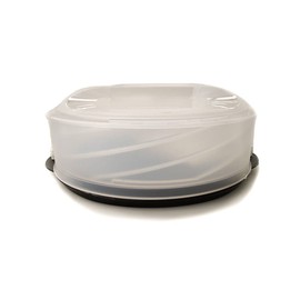 TUPPERWARE Exclusiv Tortentwist schwarz Twist Tortenbehälter Kuchenform Torten