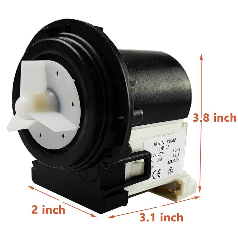 4681EA2001T Washer Pump，Washer Drain Pump Motor Replacement for LG Washing