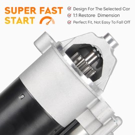 Starter for Ford Aerostar & Ranger 1990-1996, Explorer 1991-1996, Mazda B4000 1994-1997 4.0L, Navajo 1991-1994 4.0L, Automatic Transmission, 336-1116 410-14027 SFD0002 111844