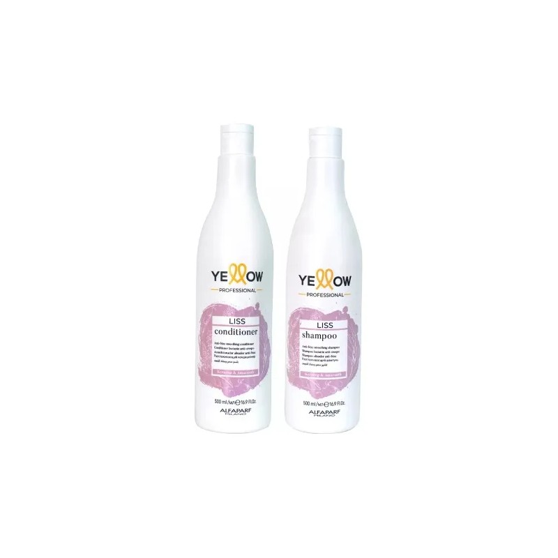 Kit Shampoo + Acondicionador Yellow Liss 500 Ml
