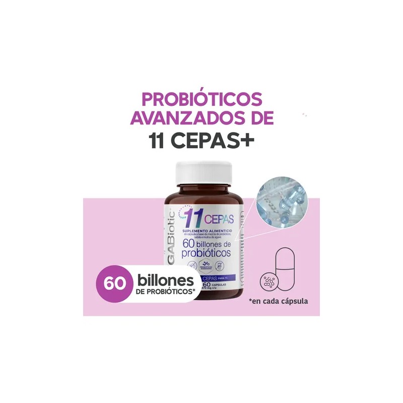 Probioticos 11 Cepas De 60 Billones Megabiotic 60 Capsulas