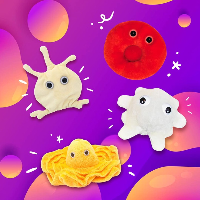 Giant Microbes Platelet Thrombocyte Plush Toy by Giant Microbes