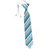 TigerTie Security Tie in Striped - Pre-tied with Elastic Band,