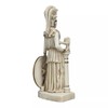 Athena Minerva Greek Roman Goddess Cast Marble Grey Statue Sculpture