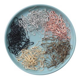 Sowaka 500 Pcs Safety Pins Bulb Guard Shape Metal Multi Color Small Clothing Tag Needle Pins for Clothes Crafting DIY Crafting Project DIY Home Supplies Accessories (Colorful)