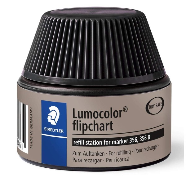 Lumocolor Flipchart Marker Black Refill Station