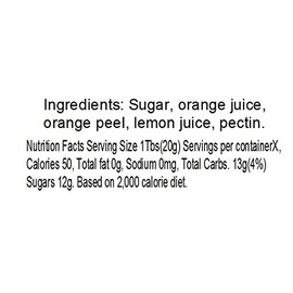 Amish Orange Marmalade - Two 18 Oz Jars