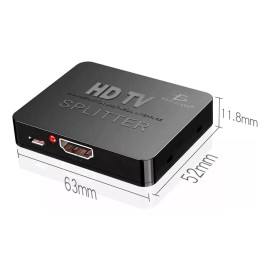 Ele-Gate Divisor De Señal Hdmi Splitter Hdtv 2 Salidas (1x2) 4k