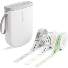 NIIMBOT D11 New Edition Label Writer, Bluetooth Connection, Multi-functional Label Printer, Label Writer Body + 3 Rolls Labels, Label Maker, Price Tag Printer, Name Label, Easy to Use, Portable,