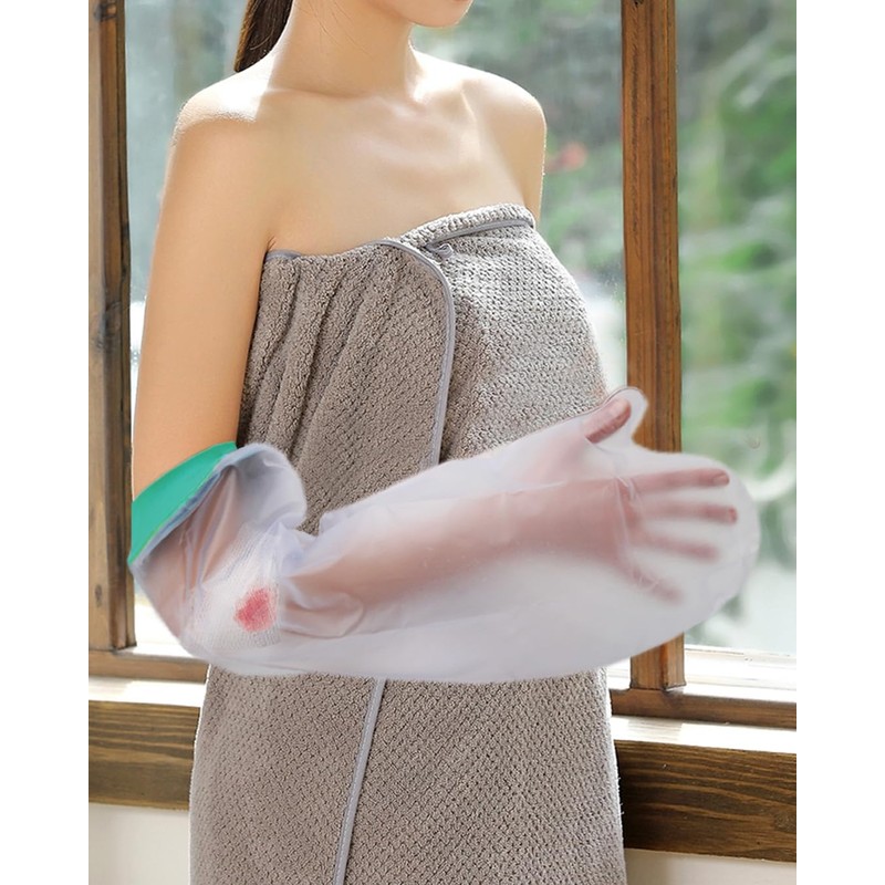 EuyiHlybt ギプス 防水カバー 腕 ギブスカバー 大人 骨折 お風呂カバー 繰り返し使える ギプスカバー