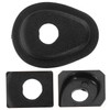 Zerodeko 4pcs Black Turn Signal Adapter Spacers for Motorcycle Indicator