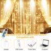 HOLITS Fairy Curtain Lights Upgraded 100% Tangle-Free Warm White USB