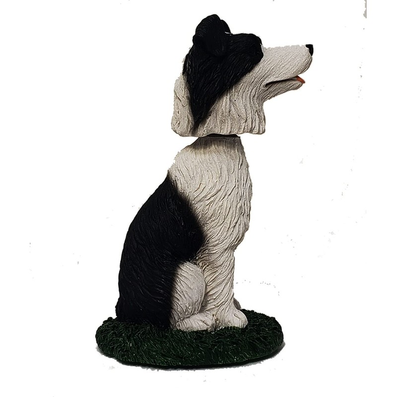 Animal Den Border Collie Dog Bobblehead Figure Statue Gift for