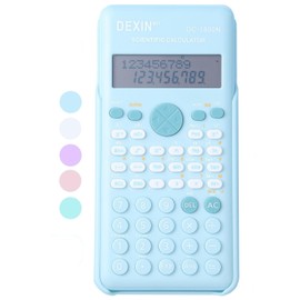 Scientific Calculators for Students, 240 Functions 2-Line Standard Scientific Calculator, Cute School Office Supplies，Math Calculator for School (Blue)