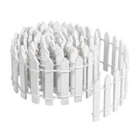 35 Inch Mini Fairy Garden Fence DIY Small Wood Decorative Picket