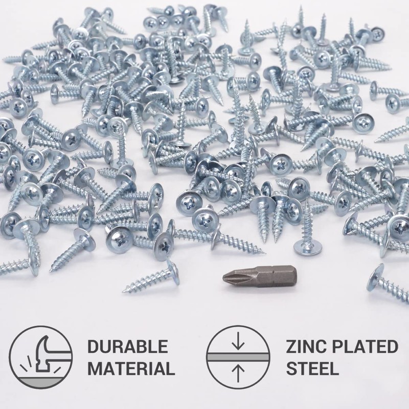 (Pack of 300) Zinc Plated Steel 4.2 x 19mm Wood