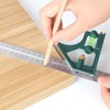 Hegebeck Multifunctional Combination Square Ruler Stainless Steel 304 Ruler Body