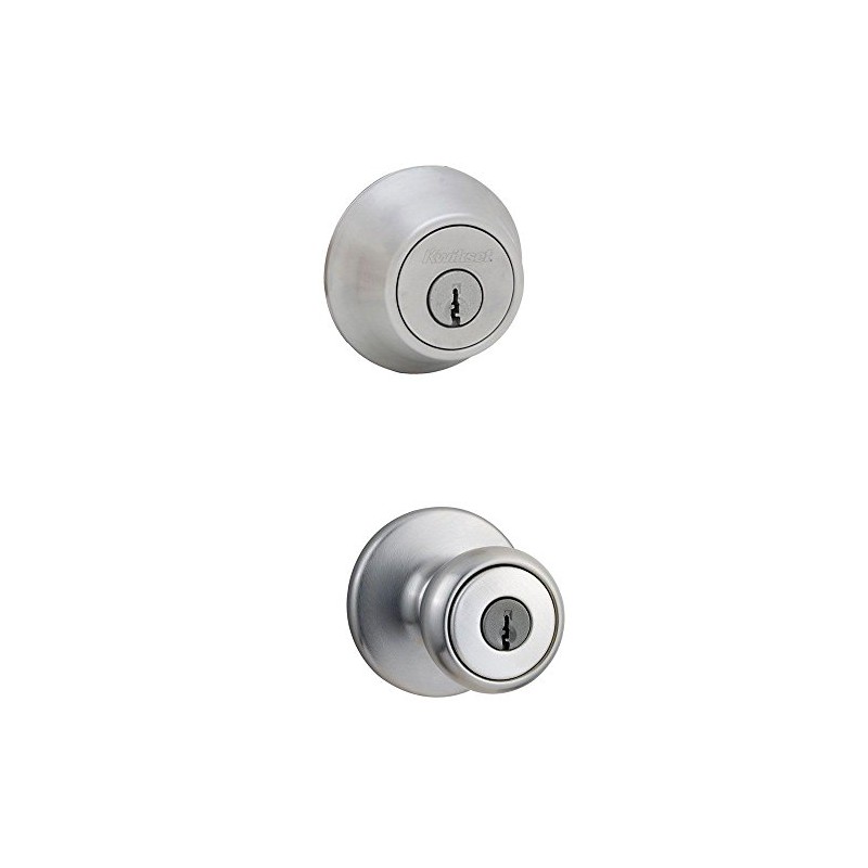 Kwikset 695T 26D CP Double Cylinder Deadbolt Combo Pack with