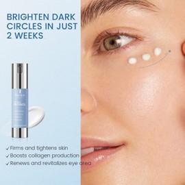 RONKIE Retinol Eye Cream for Dark Circles: Anti-Wrinkle Under Eye Cream - Night Care Eye Cream Reduces Eye Bags