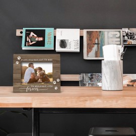 FONDCANYON Pet Memorial Picture Frame, Pet Memorial Gifts, Pet Picture Frame, Dog Memorial Picture Frame, If Love Could Have Kept Your Here You Would Have Lived Forever Dog Photo Frame 5x7