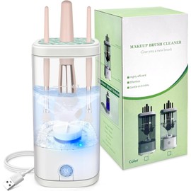 Electric Makeup Brush Cleaner,Automatic Cosmetic Brush Cleaner Machine, Automatic Spinning Cleaner, Super-Fast for All Size Brush