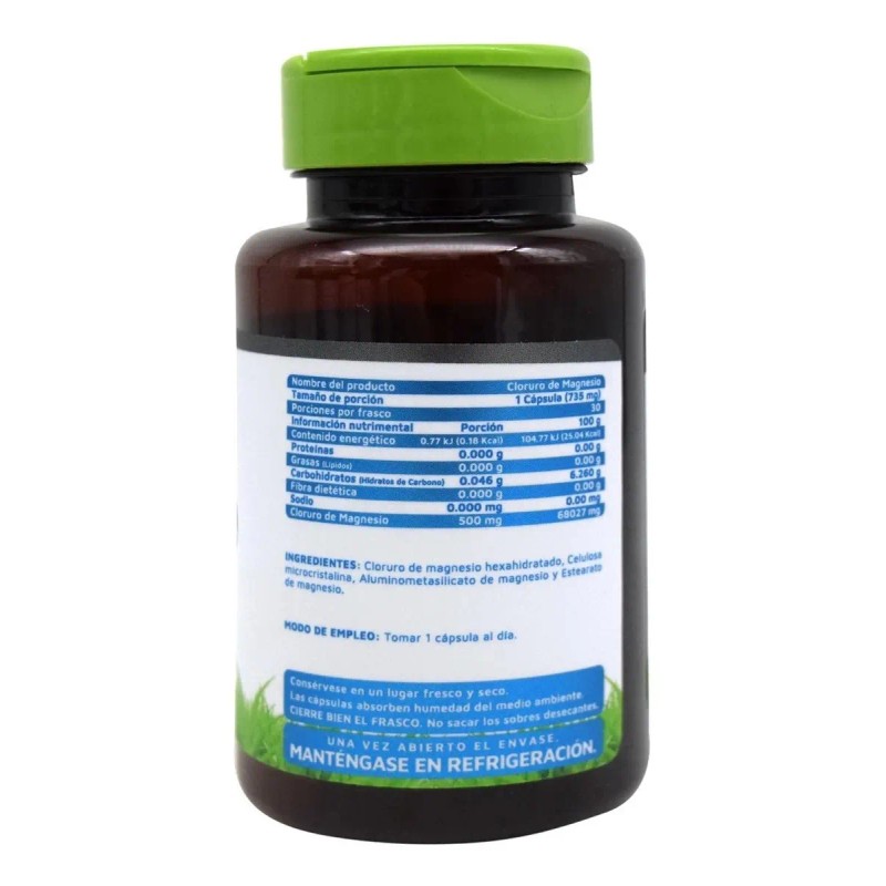 Cloruro Magnesio Vidanat Comprimidos Suplemento Nutricional Cápsulas