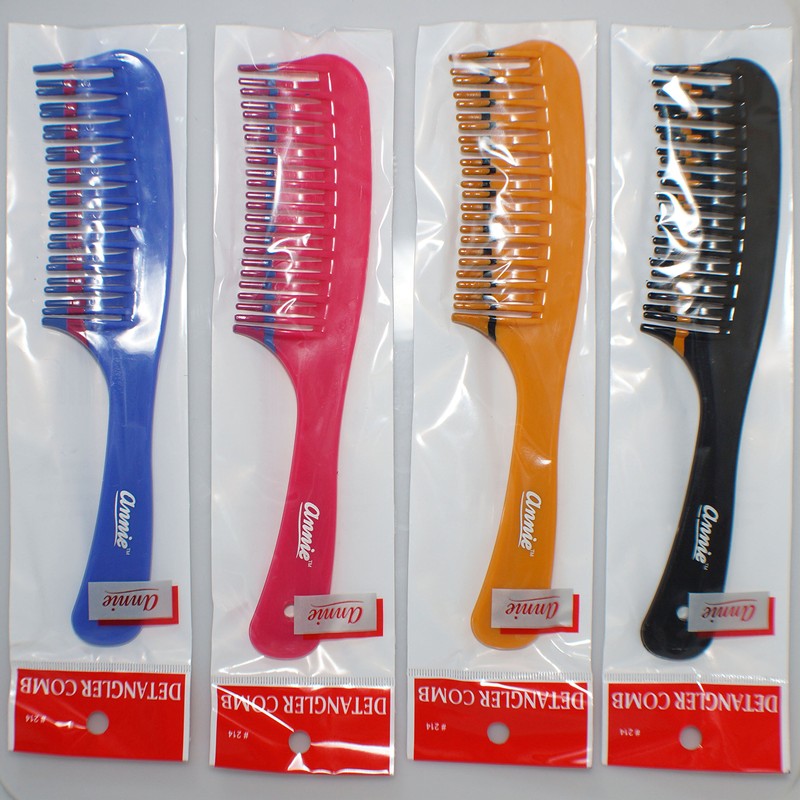 Annie Detangler Comb Two Tone #214 Black