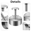zCloud Adjustable Hamburger Patty Maker Stainless Steel Hamburger Press Patty