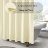 AooHome Shower Curtain Liner, Fabric Bathroom Curtain with Hooks for