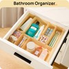 Vtopmart 25 PCS Plastic Drawer Organizers Set, 4-Size Versatile Bathroom