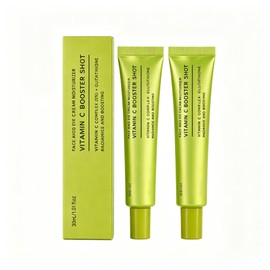 Sérum Facial Brillo y Antiarrugas,Vitamina C con Glutatión y Vitamina E, Vitamin C Booster Shot,Tratamiento Unifica el Tono, Suaviza la Piel, Uso...  