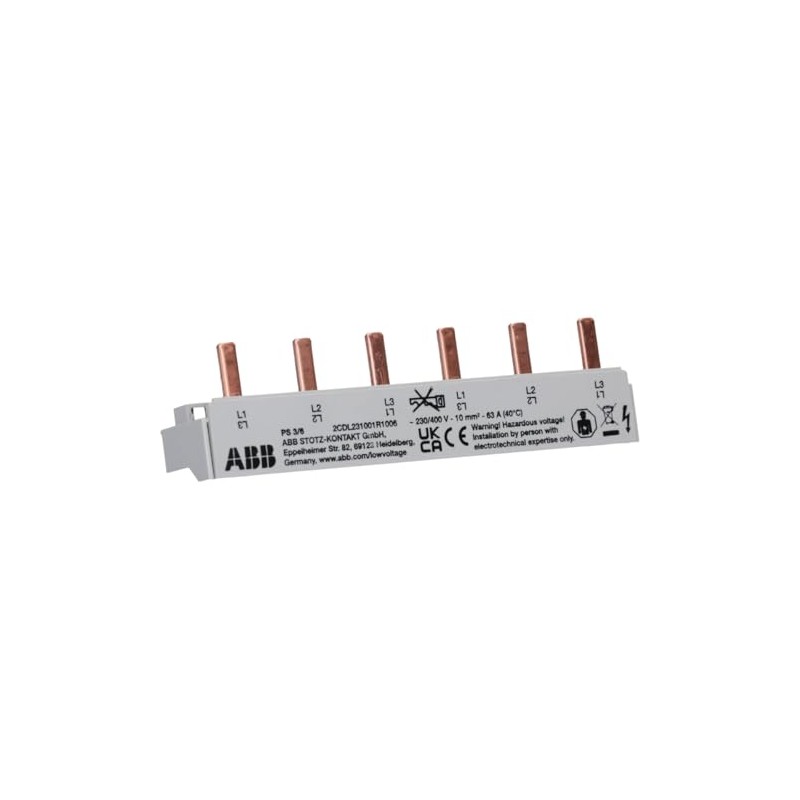 ABB 2CDL231001R1006 Busbar Number of Rows 3 10 mm²