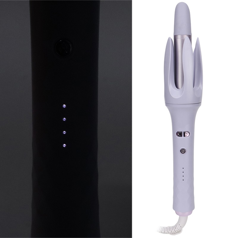 Automatic Rotating Curling Iron Fast Heating Hair Waving Negative Ion