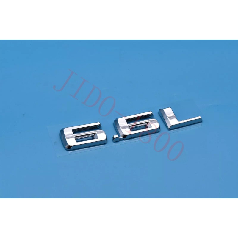 OEM NEW Hood Body Style 6.6L Emblem Badge Chrome 19-22