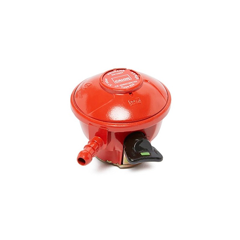 CALOR GAS Patio Gas 27mm Clip-On Regulator, Red, One Size