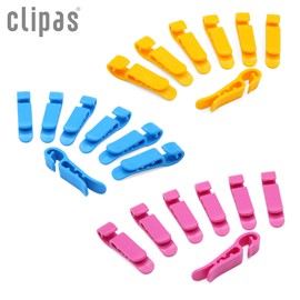 CLIPAS 21 Sock Clips (Colors May Vary) Organize and match your socks in the washer/dryer and directly on the clothesline, save a lot of time on your laundry.