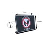 3 Pcs No Footage Tabletop Sign | Size: 74x52mm |