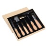 Leather Working Tools Set Log Color Curved Handle DIY Hand