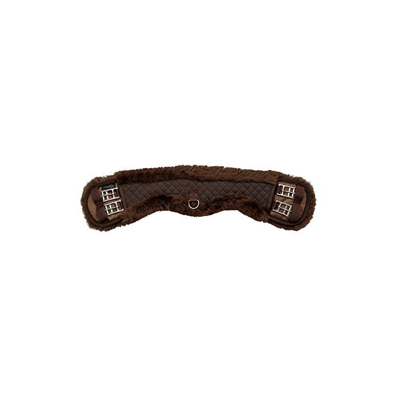Equinate Moon Girth Anatomical Real Lambskin Short Girth Dressage Girth
