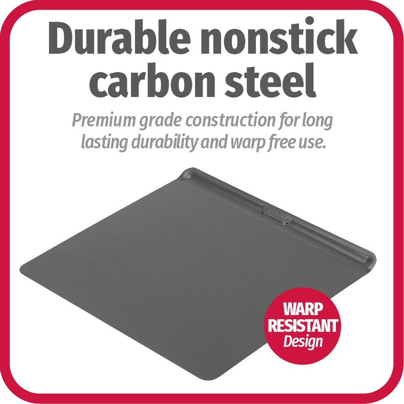 GoodCook AirPerfect Nonstick Steel Insulated Cookie Sheets, Assorted Size No-Burn